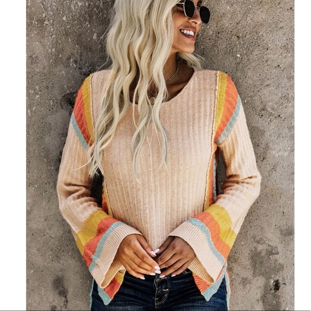 Multicolor Striped Sweater